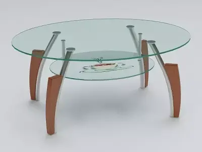 Center Table  3D Mode Low-poly 3D model