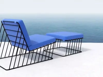 Wired Italic Lounge 3D model