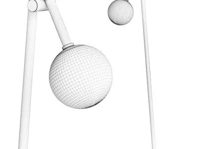Lulu and Georgia Jeffery Floor Lamp 3D model