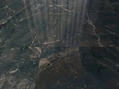 Marble Floor Carelia Black Set 3 Texture