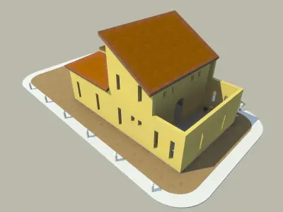 Vintage house 24R03 3D model