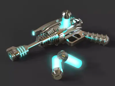 Alien Blaster Fallout 3D print model