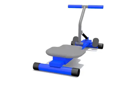 Kid Play Fitness Low-poly 3D model order