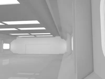 Sci Fi Warehouse 3D model get