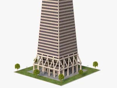 Transamerica Pyramid San Francisco 3D model