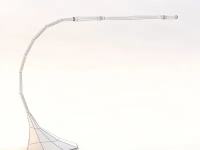 Toled Desk Lamp 3D model