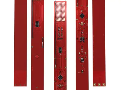 Flying Flames 3D model