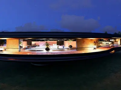 FuturisticHouse 3D model