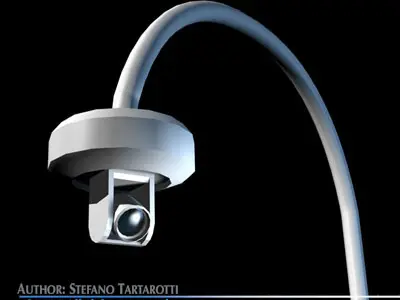 Road camera 3D model