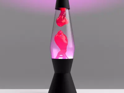 Astro the Original Lava Lamp Black 3D model