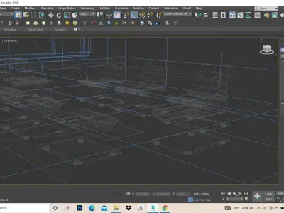 Office conference room interior 3D model