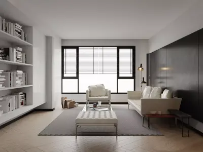 apartment interior scenes     3D model 5