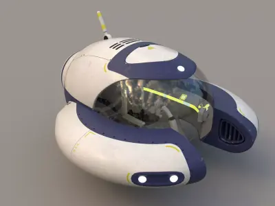 Sumergible - Seamoth 3D model