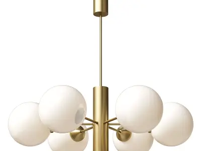 Stella Glass Chandelier 3D model