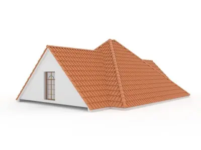 Realistic Roof Shingles 1 3D model