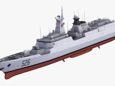  Chinese Warships x4 