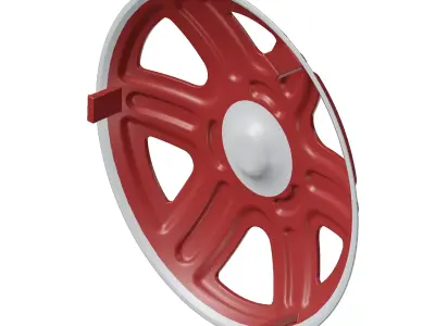 Baby Car Wheel Cap Toy 3D model