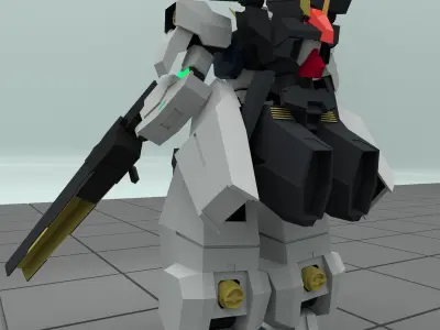 GN-008 Seravee Gundam 3D model