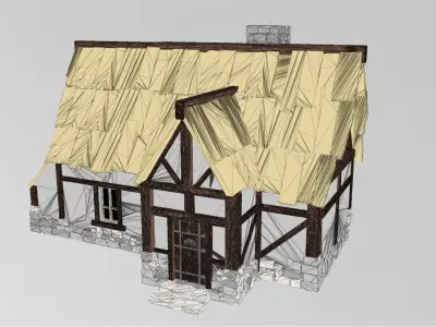 Old small farmhouse Free 3D print model