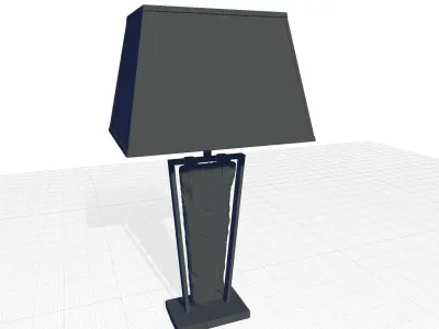 Yosemite Medieval Table Light Lamp 3D model