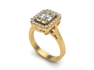 Jewelry ring 437 3D print model