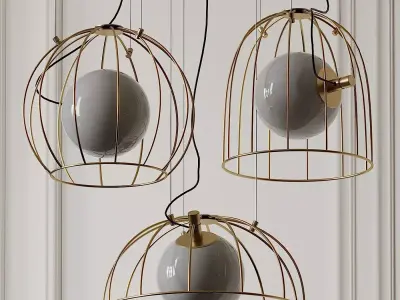 Modern Chic 1 Light Wall Sconce 3D model