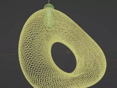 bamboo lamp Free 3D model