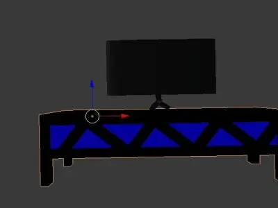 A set of furniture at a very cheap price Low-poly 3D model