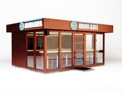 Coffee Shop 3D model