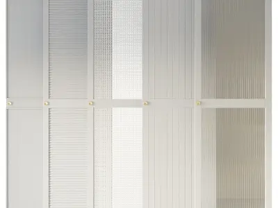 Waredrobe light doors collection  3D model