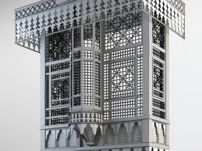 Arabian Islamic Window-Mashrabiah 3D model