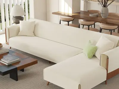 Retro residential indoor  3D model