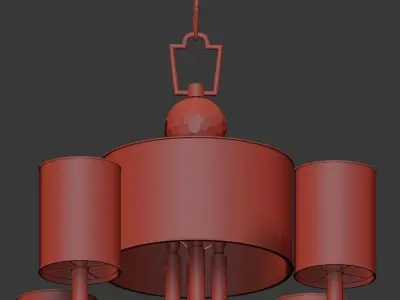 Hudson Valley Waterloo Chandelier 3D model
