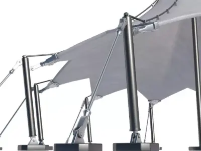 Tensile Structures collection 3D model