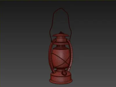 Cartoon Lamp 3D model