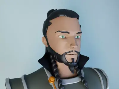 WORRIOR CHARACTER 3D model