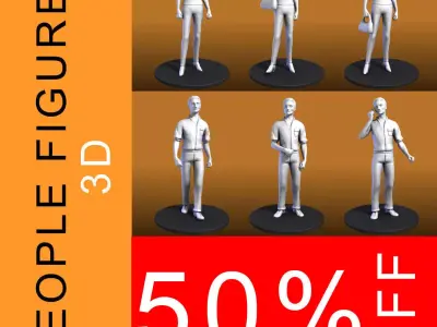 People Figures 3D model