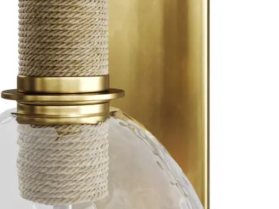 Palecek Bronson Wall Sconce 3D model