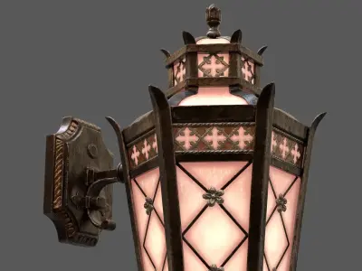 Wall-Mounted Lantern 3D model