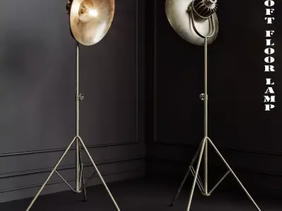 Loft floor lamp 3D model