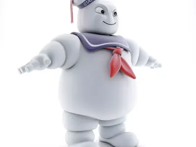 Stay Puft Marshmallow Man Ghostbusters 3D model