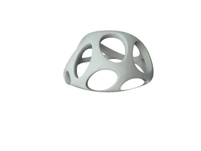 SciFi Cube Object No 47373 Low Poly Shape Low-poly 3D model