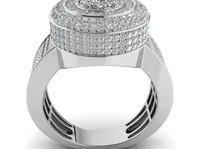Big fancy mans ring 3D print model