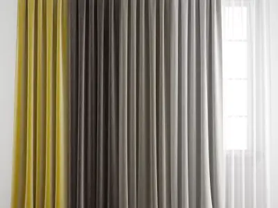 Curtain 325 3D model