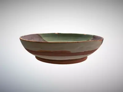 Ceramic Bowl Low-poly 3D model
