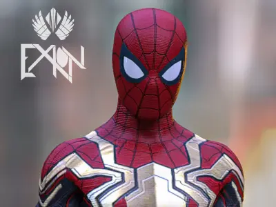 Spider-Man No Way Home Upgraded Integrated Suit 3D model
