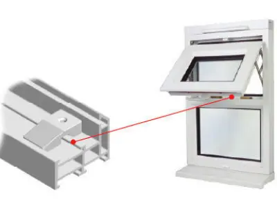 UPVC Plastic Run Up Blocks Risers For Windows And Doors 3D print model