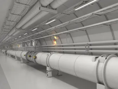 Sci-Fi Corridor 2 3D model