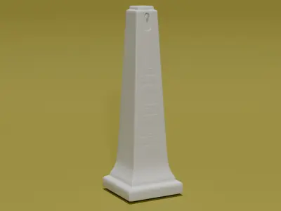 Wet Floor Sign 3D print model