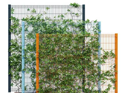 Ivy wall eight 3D model